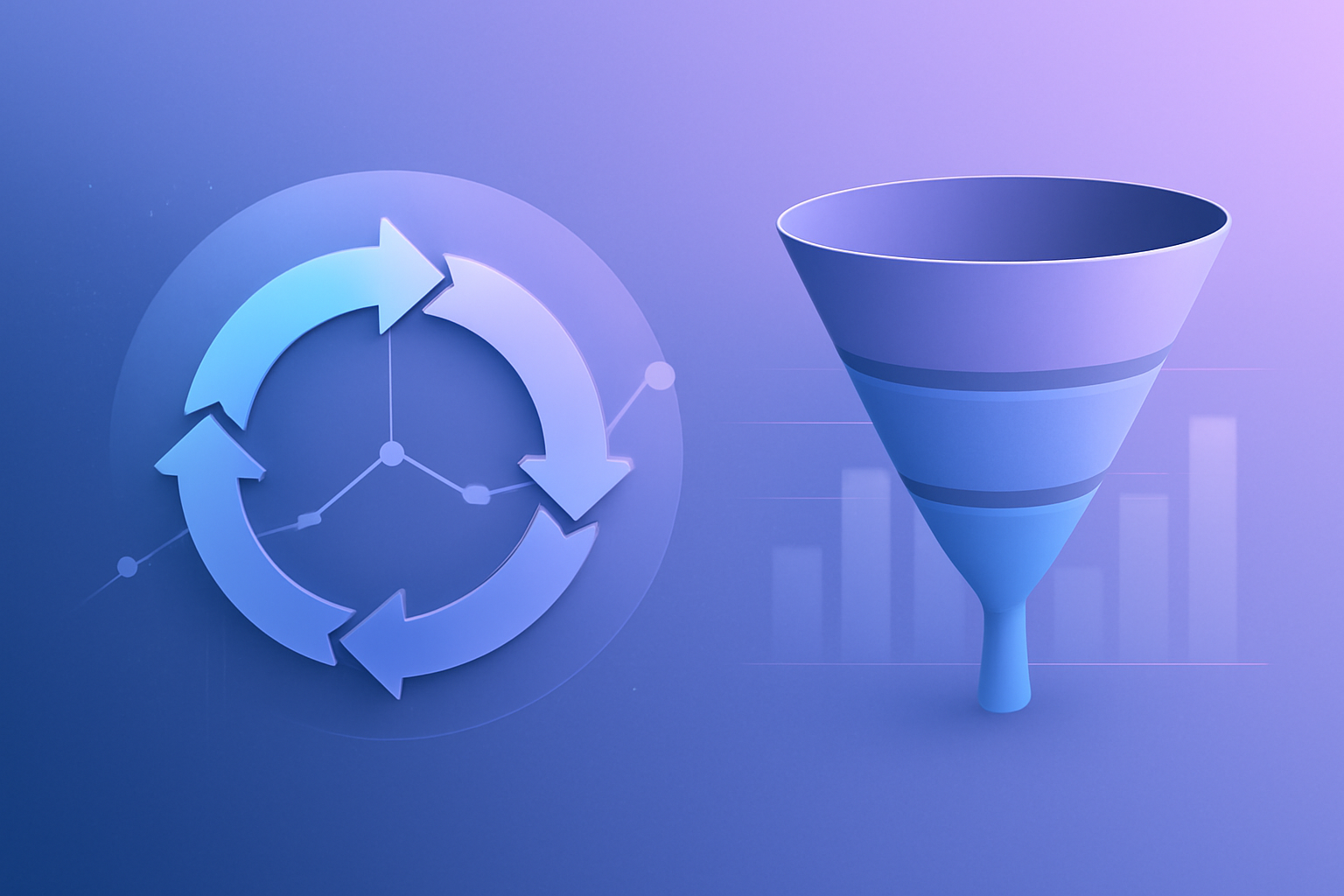 Flywheel vs funnel: por qué el embudo de ventas tradicional ya no funciona